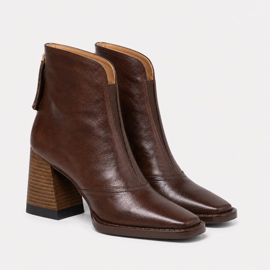 Stiefeletten Damen Kunstleder Bequem Alltag Boots