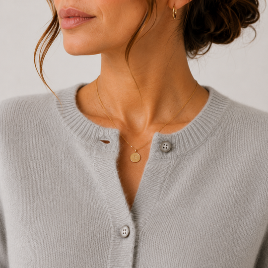 Strickjacke Damen Weich Knopfleiste Langarm Klassisch