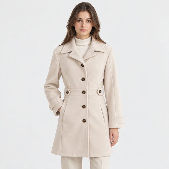 Wollmantel Damen Elegant Dick Warm Wintermantel