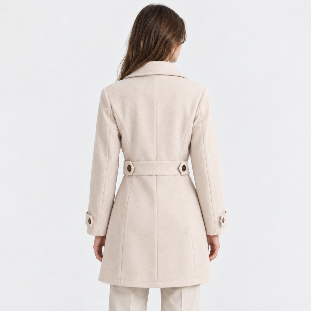 Wollmantel Damen Elegant Dick Warm Wintermantel