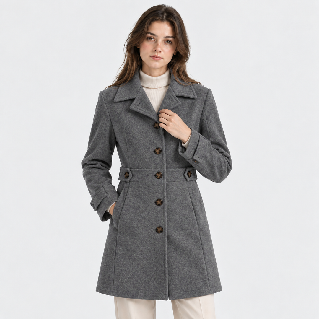 Wollmantel Damen Elegant Dick Warm Wintermantel