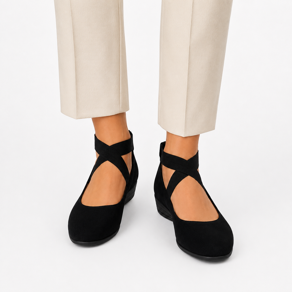 Ballerinas Damen Bequem Flach Alltagsschuhe