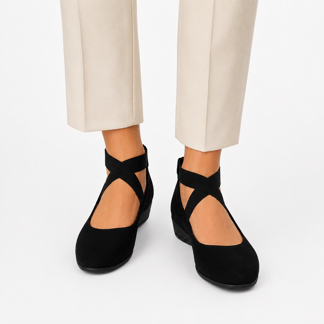 Ballerinas Damen Bequem Flach Alltagsschuhe