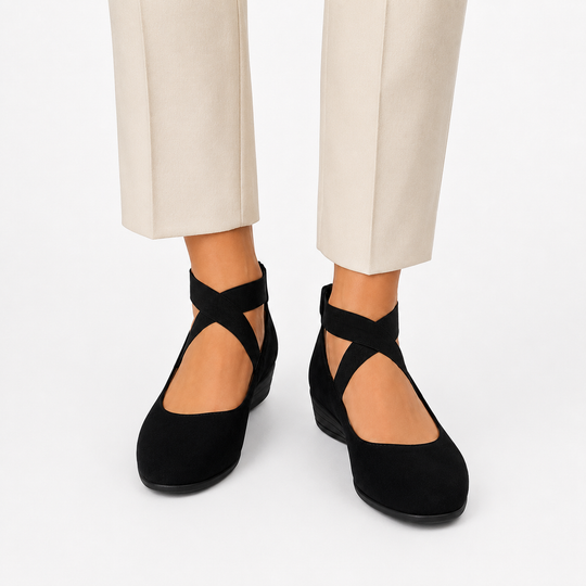 Ballerinas Damen Bequem Flach Alltagsschuhe