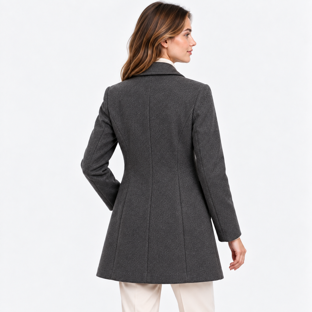 Mantel Damen Mittellang Einreihig Klassisch Elegant