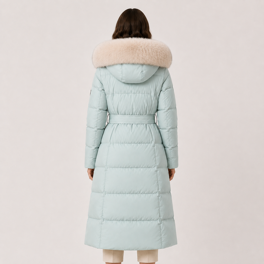 Winterparka Damen Wasserabweisend Fellkapuze Warm Oversized