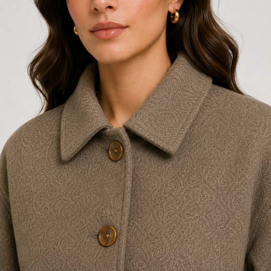 Jacke Damen Locker Knopfleiste Herbst Winter