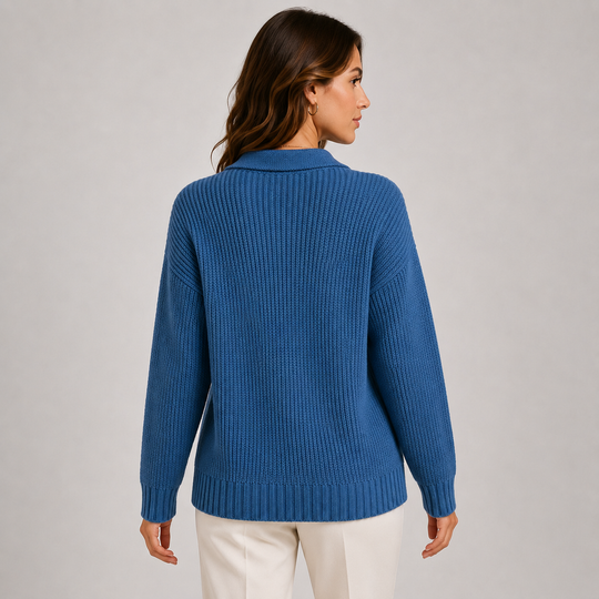 Lange Strickjacke Damen Weich Kuschelig Knopfleiste