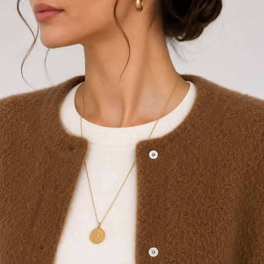 Strickjacke Damen Klassisch Warm Elegant Cardigan