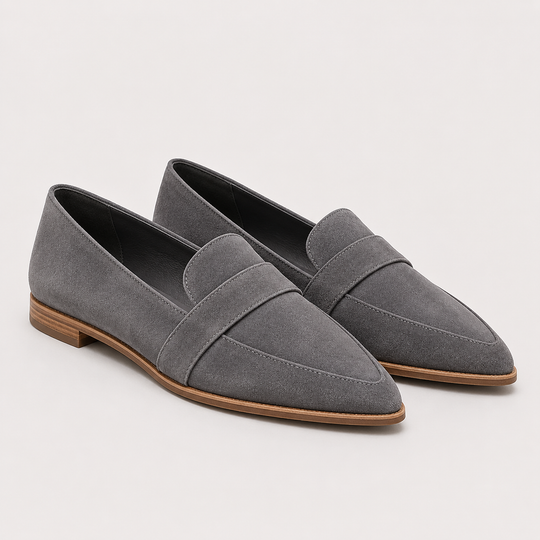 Loafer Damen Spitz Klassisch Elegant Slipper