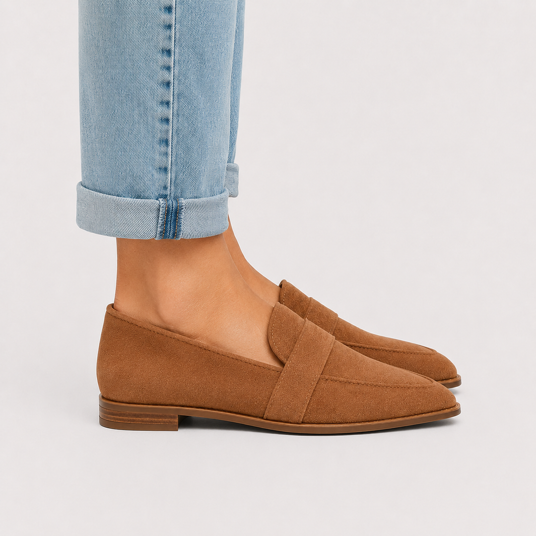 Loafer Damen Spitz Klassisch Elegant Slipper