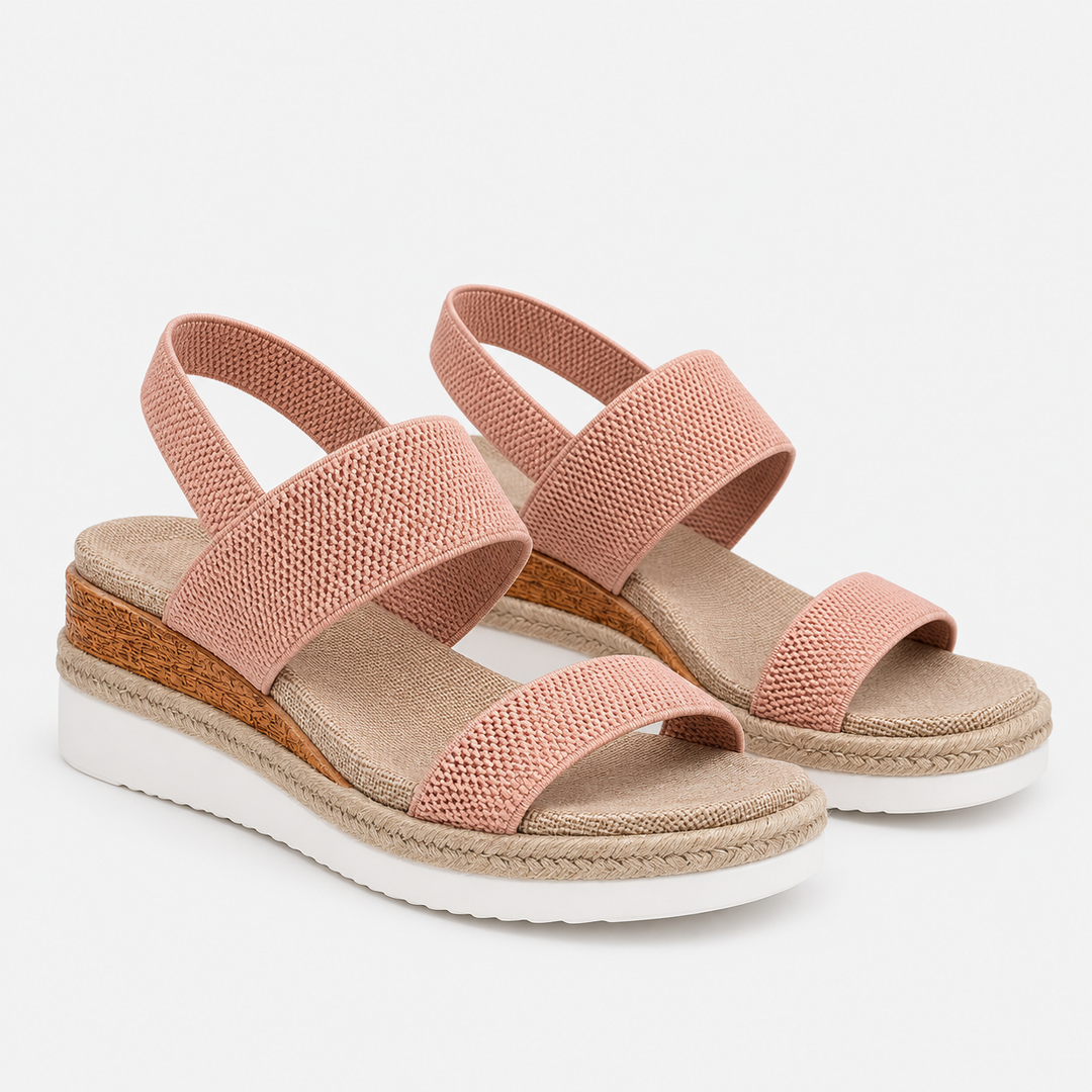 Plateau Sandalen Damen Leicht Bequem Sommer