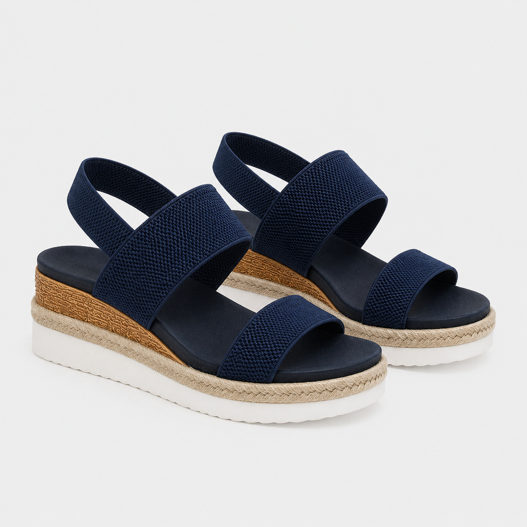 Plateau Sandalen Damen Leicht Bequem Sommer