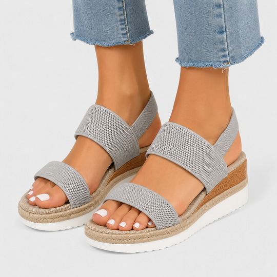 Plateau Sandalen Damen Leicht Bequem Sommer