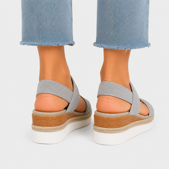 Plateau Sandalen Damen Leicht Bequem Sommer