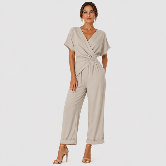 Jumpsuit Damen Locker Leicht Urlaub Sommer