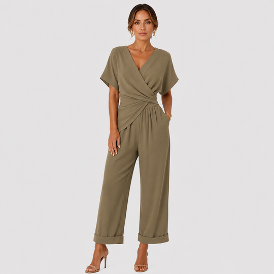 Jumpsuit Damen Locker Leicht Urlaub Sommer