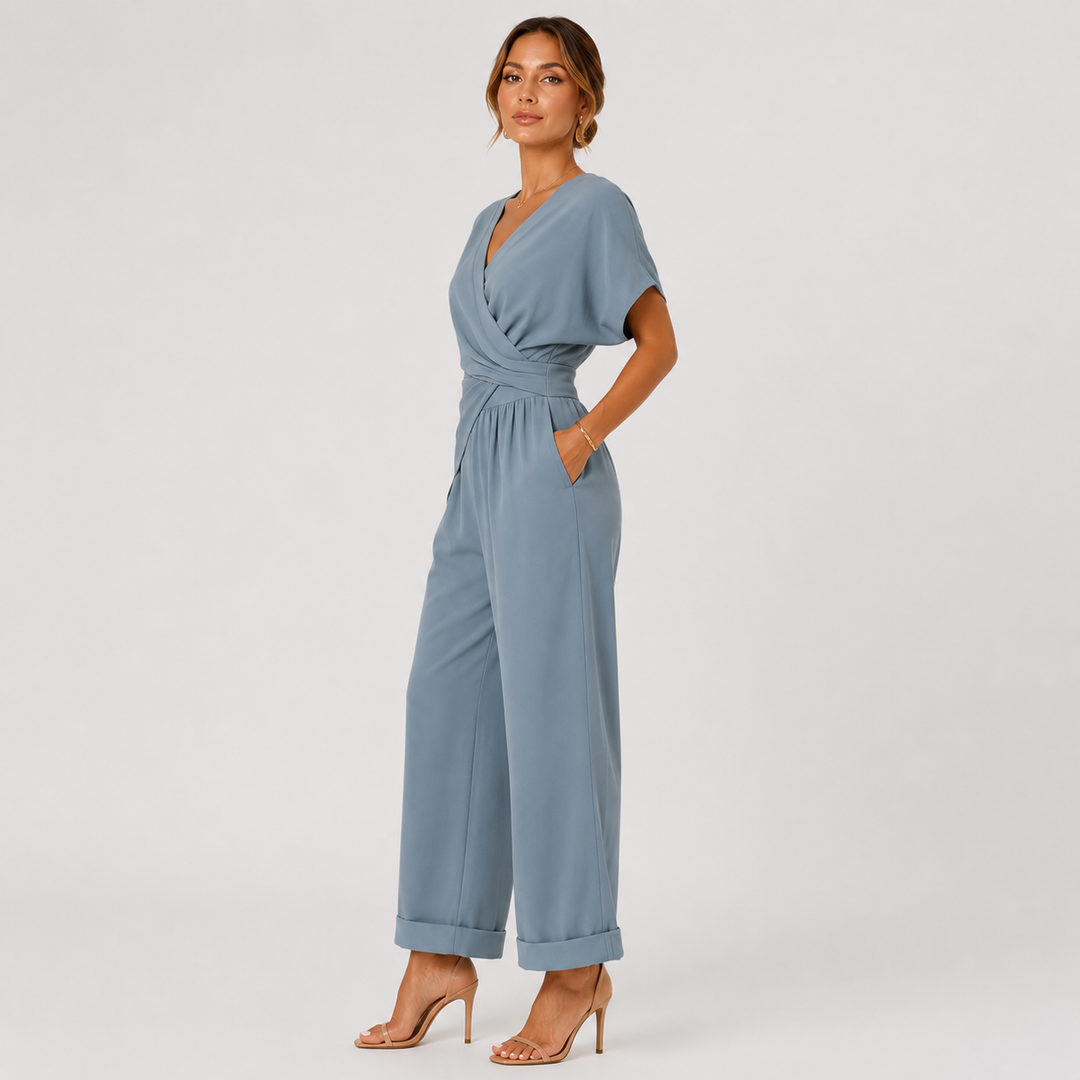 Jumpsuit Damen Locker Leicht Urlaub Sommer