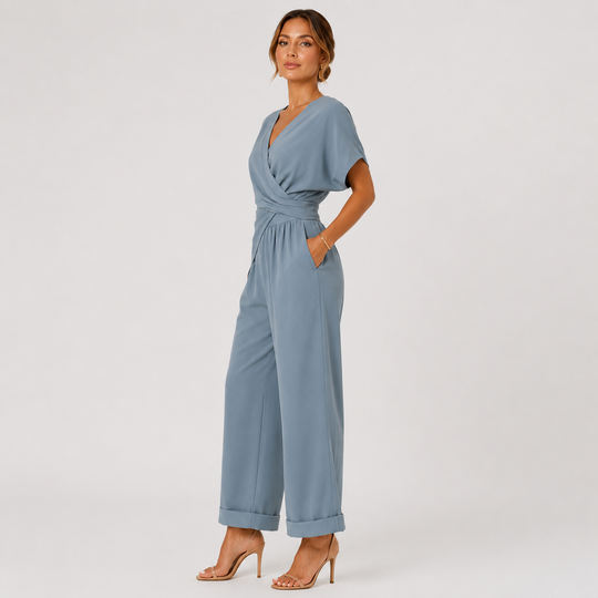 Jumpsuit Damen Locker Leicht Urlaub Sommer