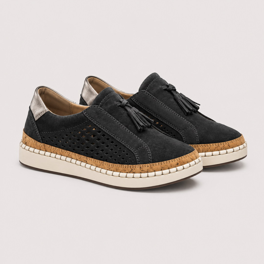 Slipper Damen Loafer Bequem Leicht Alltagsschuhe