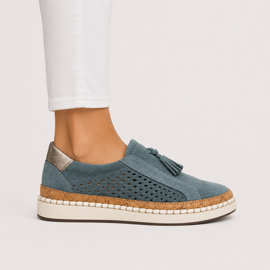 Slipper Damen Loafer Bequem Leicht Alltagsschuhe
