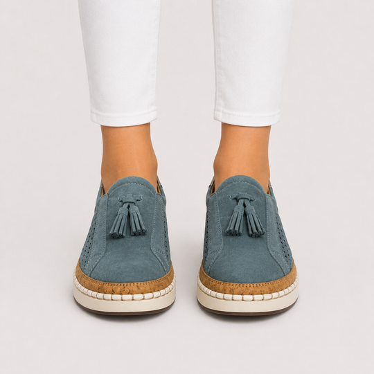 Slipper Damen Loafer Bequem Leicht Alltagsschuhe