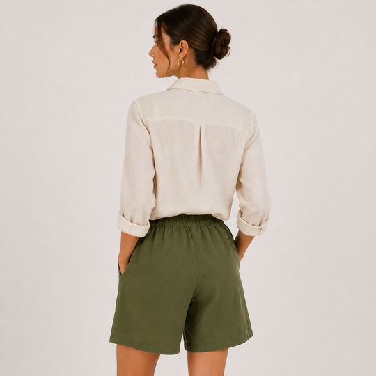 Shorts Damen Leicht Atmungsaktiv Locker Sommer