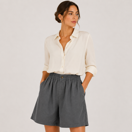 Shorts Damen Leicht Atmungsaktiv Locker Sommer