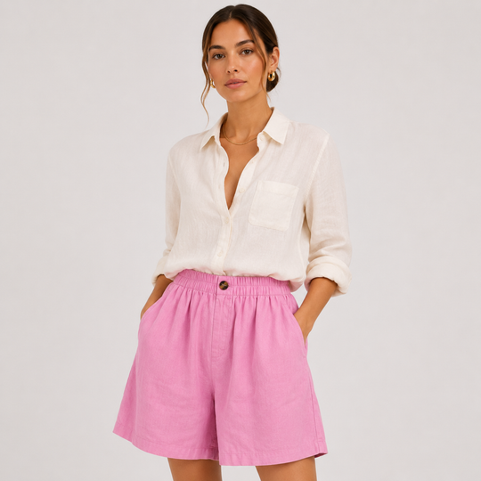 Shorts Damen Leicht Atmungsaktiv Locker Sommer