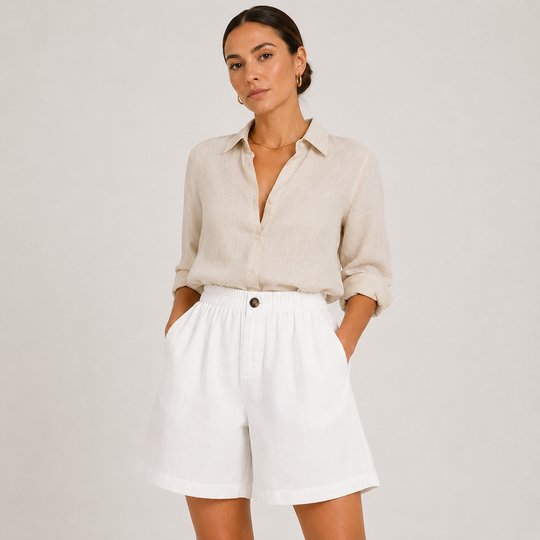 Shorts Damen Leicht Atmungsaktiv Locker Sommer