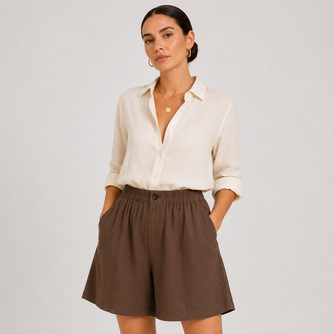 Shorts Damen Leicht Atmungsaktiv Locker Sommer