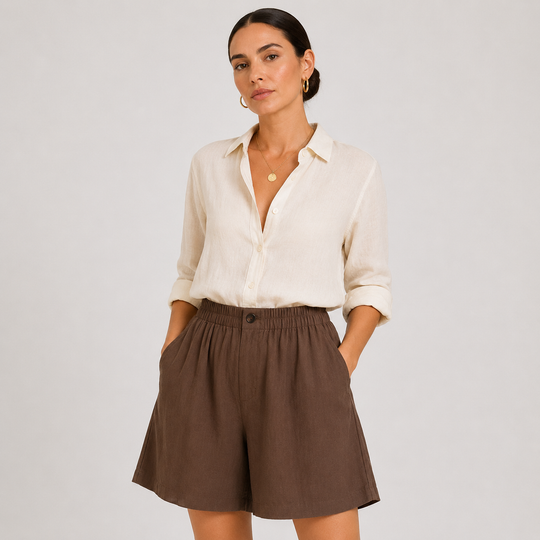 Shorts Damen Leicht Atmungsaktiv Locker Sommer