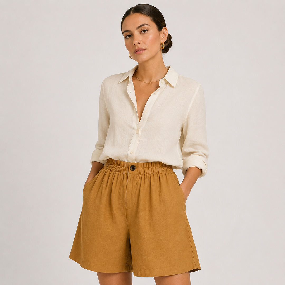 Shorts Damen Leicht Atmungsaktiv Locker Sommer