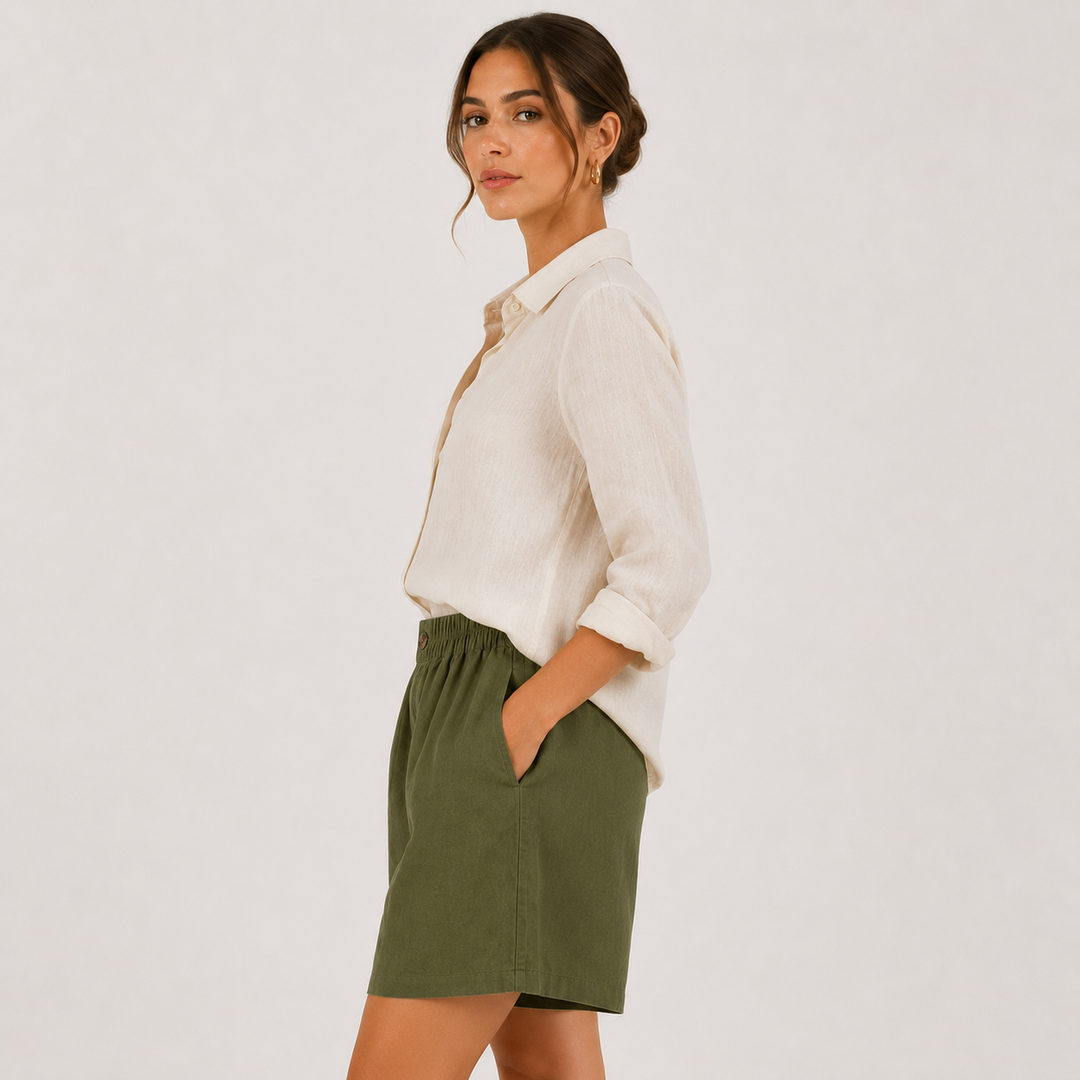 Shorts Damen Leicht Atmungsaktiv Locker Sommer