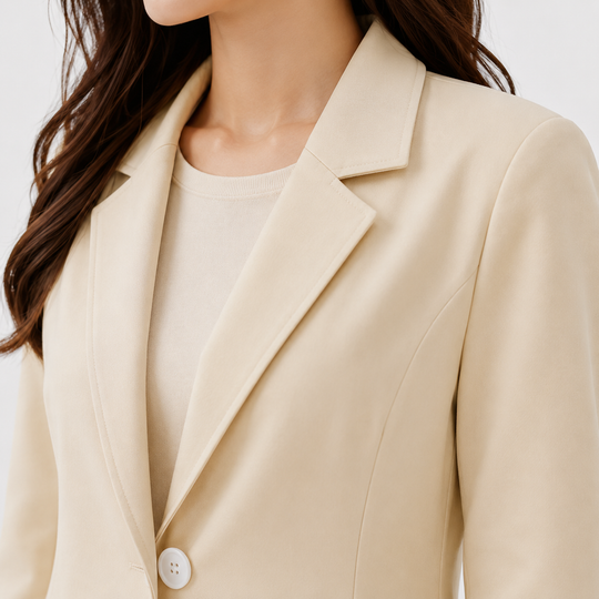 Hosenanzug Damen Blazer Hose Set Business Elegant