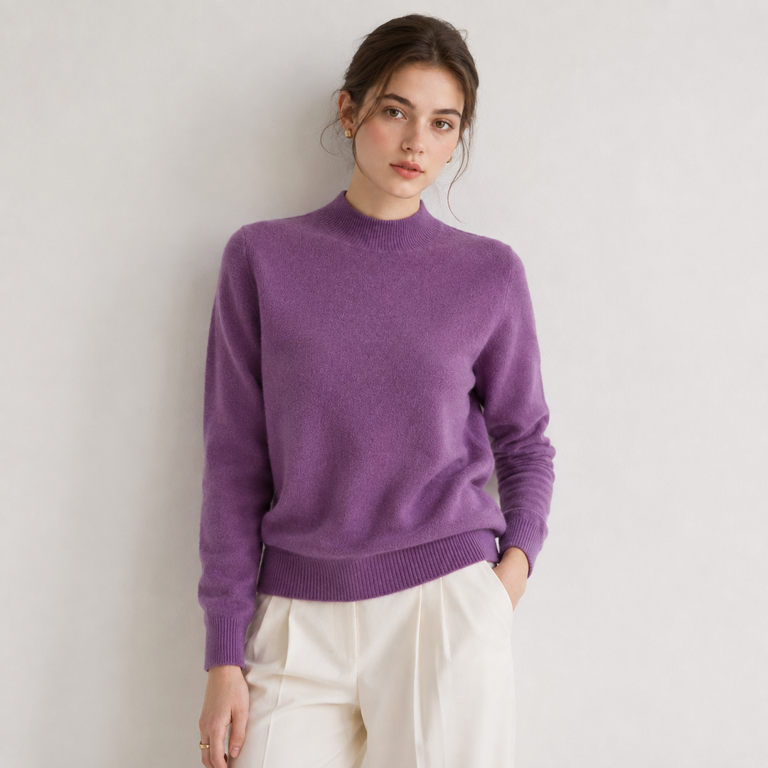 Pullover Damen Premium Bequem Klassisch Winter Strick