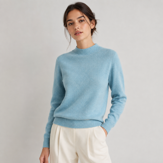 Pullover Damen Premium Bequem Klassisch Winter Strick