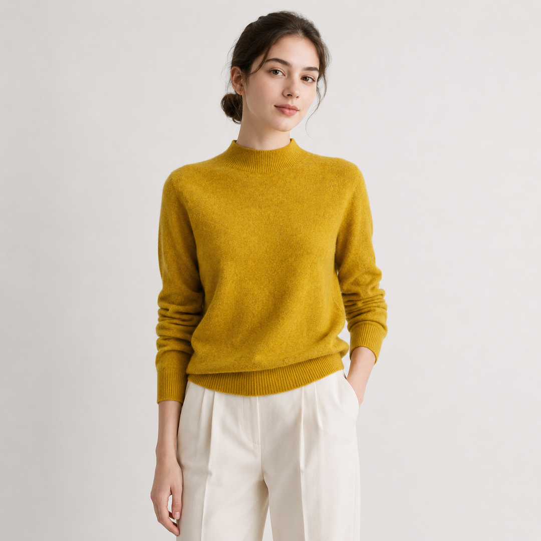 Pullover Damen Premium Bequem Klassisch Winter Strick