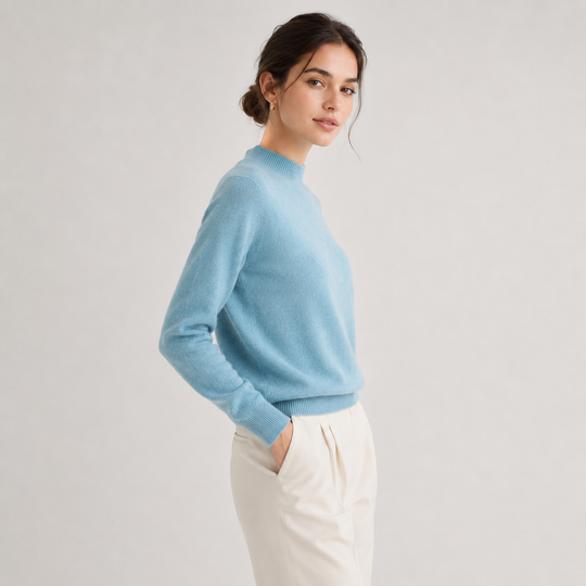 Pullover Damen Premium Bequem Klassisch Winter Strick