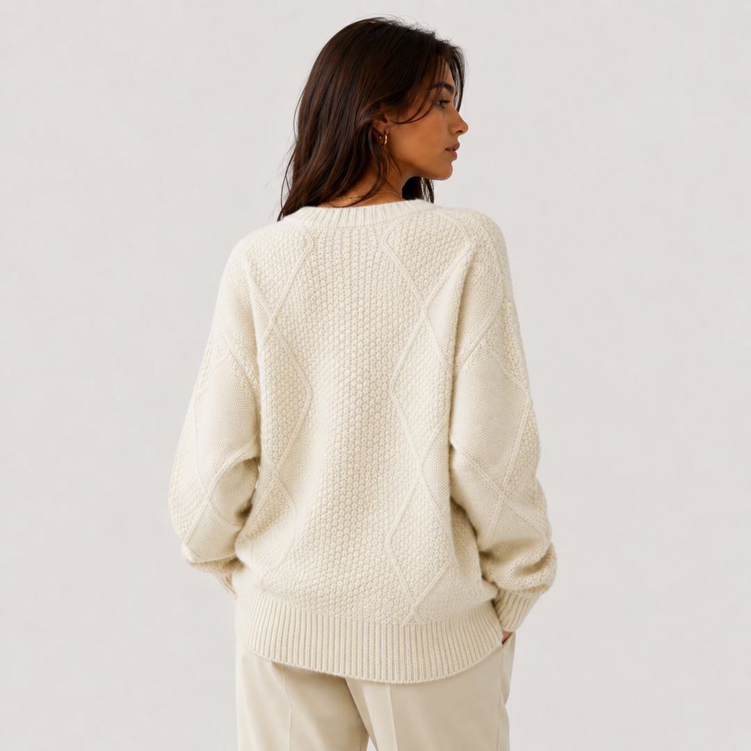 Strickjacke Damen Kuschelig Langarm Knopfleiste Premium
