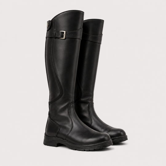 Reitstiefel Damen Zeitlos Elegant Langschaft Winter