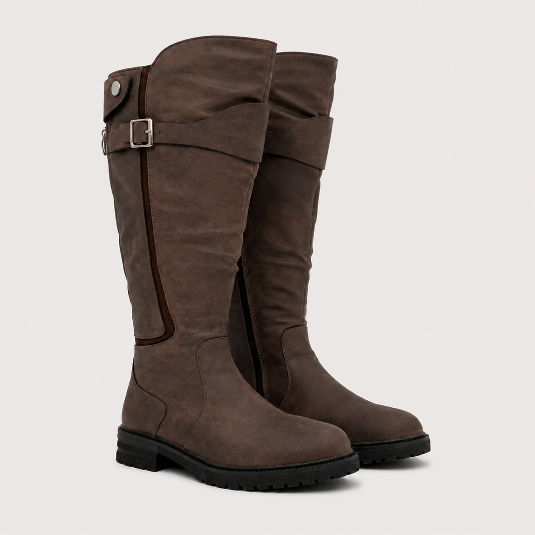 Reitstiefel Damen Zeitlos Elegant Langschaft Winter