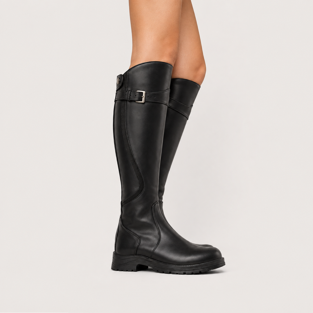 Reitstiefel Damen Zeitlos Elegant Langschaft Winter