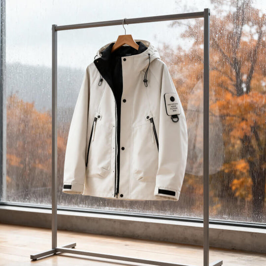 Wasserdichte Softshell Jacke Herren Kapuze Outdoor Tech