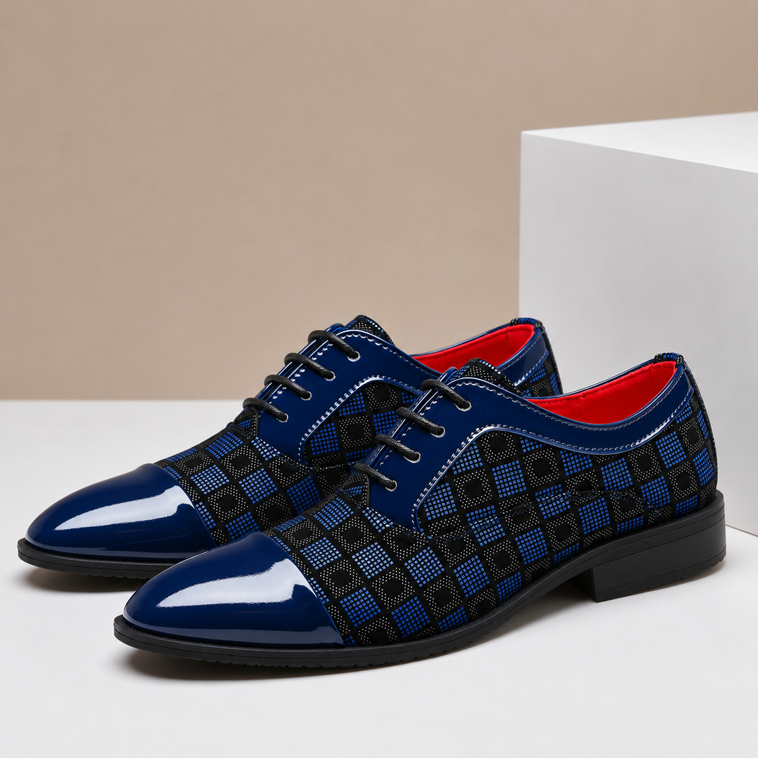 Texturierte Leder Anzugschuhe Herren Business Schuhe