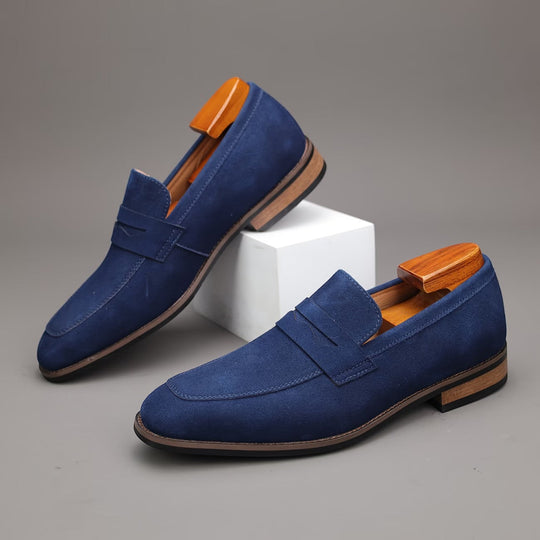 Herren Wildleder-Penny-Sommer-Loafer – Jennoir