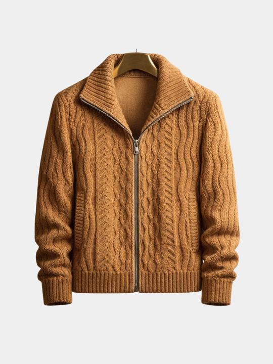 Button-Front Cardigan Herren Strickjacke Casual Knopf