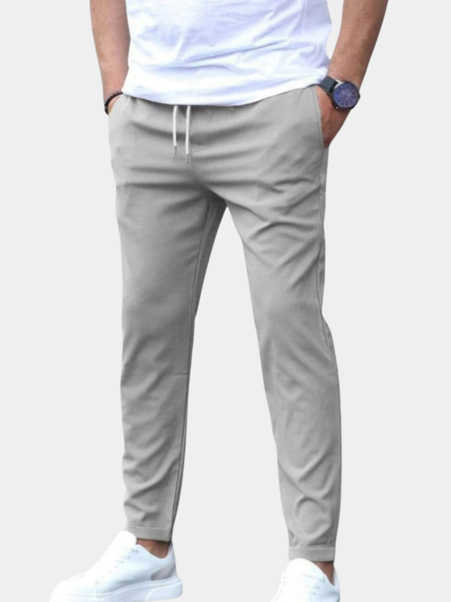 Premium Stretch Hose Herren Elastisch Bequem Stoffhose