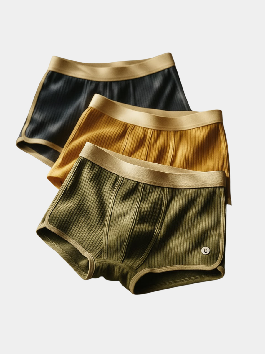 Bio Baumwoll Boxershorts Herren 3er-Pack Unterwäsche