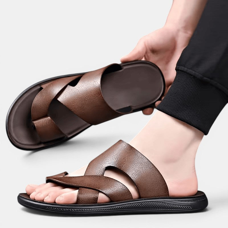 Herren Bequeme Ledersandalen – Jennoir